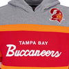 MITCHELL-&-NESS-Felpa-Cappuccio-Uomo-Nfl-Headcoach-Hoodie-Tambuc-Scarlet-da-uomo