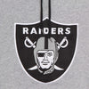 MITCHELL-&-NESS-Felpa-Cappuccio-Uomo-Nfl-Pinnacle-Heavyweight-Fleece-Hoodie-Oakrai-Grey-Heather/original-Team-Colors-da-uomo
