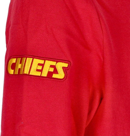 MITCHELL-&amp;-NESS-Felpa-Cappuccio-Uomo-Nfl-Team-Origins-Fleece-Hoodie-Kanchi-Scarlet-da-uomo