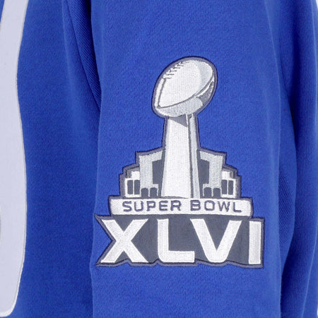 MITCHELL-&amp;-NESS-Felpa-Cappuccio-Uomo-Nfl-Team-Origins-Fleece-Hoodie-Neygia-Royal-da-uomo