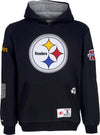 MITCHELL-&-NESS-Felpa-Cappuccio-Uomo-Nfl-Team-Origins-Fleece-Hoodie-Pitste-Black-da-uomo