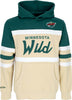 MITCHELL-&amp;-NESS-Felpa-Cappuccio-Uomo-Nhl-Head-Coach-Hoodie-Minwil-Original-Team-Colors-da-uomo