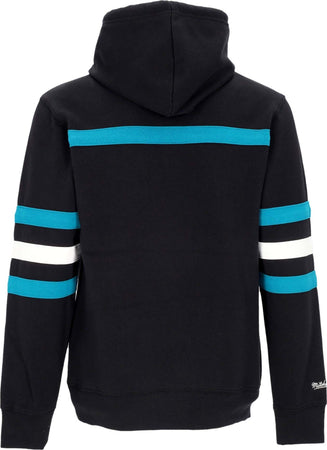 MITCHELL-&amp;-NESS-Felpa-Cappuccio-Uomo-Nhl-Head-Coach-Hoodie-Sajsha-Original-Team-Colors-da-uomo