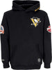 MITCHELL-&amp;-NESS-Felpa-Cappuccio-Uomo-Nhl-Hometown-Fleece-Hoodie-Pitpen-Black-da-uomo