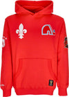 MITCHELL-&-NESS-Felpa-Cappuccio-Uomo-Nhl-Hometown-Fleece-Hoodie-Quenor-Red-da-uomo