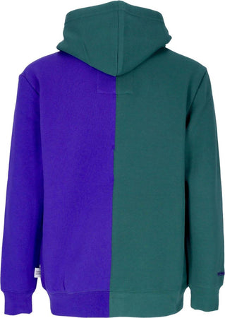 MITCHELL-&amp;-NESS-Felpa-Cappuccio-Zip-Uomo-Nba-Full-Zip-Fleece-2.0-Hardwood-Classics-Milbuc-Multi-da-uomo