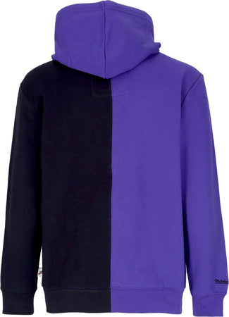 MITCHELL-&amp;-NESS-Felpa-Cappuccio-Zip-Uomo-Nba-Full-Zip-Fleece-2.0-Phosun-Black-da-uomo