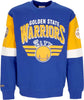 MITCHELL-&amp;-NESS-Felpa-Girocollo-Uomo-Nba-All-Over-Crew-3.0-Golwar-Original-Team-Colors-da-uomo