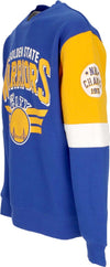 MITCHELL-&-NESS-Felpa-Girocollo-Uomo-Nba-All-Over-Crew-3.0-Golwar-Original-Team-Colors-da-uomo