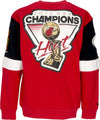 MITCHELL-&-NESS-Felpa-Girocollo-Uomo-Nba-All-Over-Crew-3.0-Miahea-Original-Team-Colors-da-uomo