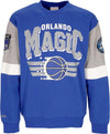 MITCHELL-&-NESS-Felpa-Girocollo-Uomo-Nba-All-Over-Crew-3.0-Orlmag-Original-Team-Colors-da-uomo