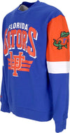 MITCHELL-&-NESS-Felpa-Girocollo-Uomo-Ncaa-All-Over-Crew-3.0-Flogat-Original-Team-Colors-da-uomo