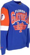 MITCHELL-&-NESS-Felpa-Girocollo-Uomo-Ncaa-All-Over-Crew-3.0-Flogat-Original-Team-Colors-da-uomo
