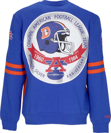 MITCHELL-&amp;-NESS-Felpa-Girocollo-Uomo-Nfl-All-Over-Crew-2.0-Denbro-Original-Team-Colors-da-uomo