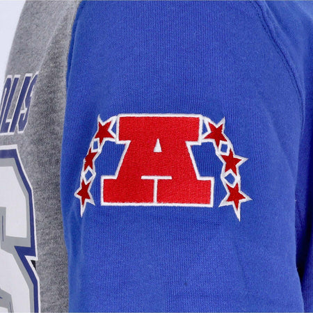 MITCHELL-&amp;-NESS-Felpa-Girocollo-Uomo-Nfl-All-Over-Crew-2.0-Indcol-Original-Team-Colors-da-uomo