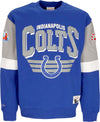 MITCHELL-&-NESS-Felpa-Girocollo-Uomo-Nfl-All-Over-Crew-3.0-Indcol-Original-Team-Colors-da-uomo
