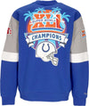 MITCHELL-&-NESS-Felpa-Girocollo-Uomo-Nfl-All-Over-Crew-3.0-Indcol-Original-Team-Colors-da-uomo