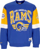 MITCHELL-&amp;-NESS-Felpa-Girocollo-Uomo-Nfl-All-Over-Crew-3.0-Losram-Original-Team-Colors-da-uomo