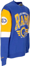 MITCHELL-&-NESS-Felpa-Girocollo-Uomo-Nfl-All-Over-Crew-3.0-Losram-Original-Team-Colors-da-uomo