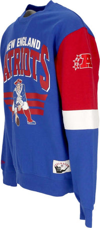 MITCHELL-&amp;-NESS-Felpa-Girocollo-Uomo-Nfl-All-Over-Crew-3.0-Neepat-Original-Team-Colors-da-uomo
