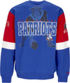 MITCHELL-&-NESS-Felpa-Girocollo-Uomo-Nfl-All-Over-Crew-3.0-Neepat-Original-Team-Colors-da-uomo
