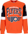MITCHELL-&-NESS-Felpa-Girocollo-Uomo-Nhl-All-Over-Crew-3.0-Phifly-Original-Team-Colors-da-uomo