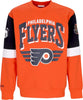 MITCHELL-&amp;-NESS-Felpa-Girocollo-Uomo-Nhl-All-Over-Crew-3.0-Phifly-Original-Team-Colors-da-uomo
