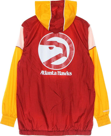 MITCHELL-&amp;-NESS-Giacca-a-Vento-Infilabile-Uomo-Nba-Highlight-Reel-Windbreaker-Hardwood-Classics-Atlhaw-Original-Team-Colors-da-uomo