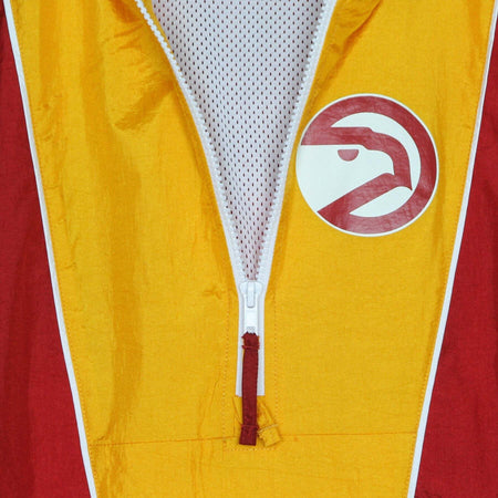 MITCHELL-&amp;-NESS-Giacca-a-Vento-Infilabile-Uomo-Nba-Highlight-Reel-Windbreaker-Hardwood-Classics-Atlhaw-Original-Team-Colors-da-uomo