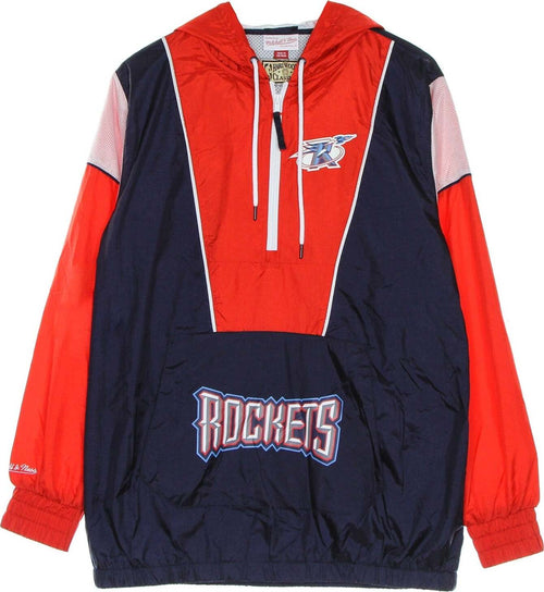 MITCHELL-&-NESS-Giacca-a-Vento-Infilabile-Uomo-Nba-Highlight-Reel-Windbreaker-Hardwood-Classics-Houroc-Original-Team-Colors-da-uomo