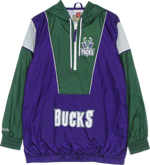 MITCHELL-&-NESS-Giacca-a-Vento-Infilabile-Uomo-Nba-Highlight-Reel-Windbreaker-Hardwood-Classics-Milbuc-Original-Team-Colors-da-uomo