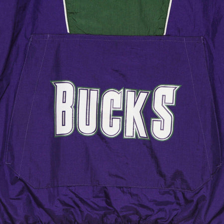 MITCHELL-&amp;-NESS-Giacca-a-Vento-Infilabile-Uomo-Nba-Highlight-Reel-Windbreaker-Hardwood-Classics-Milbuc-Original-Team-Colors-da-uomo