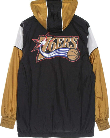 MITCHELL-&amp;-NESS-Giacca-a-Vento-Infilabile-Uomo-Nba-Highlight-Reel-Windbreaker-Hardwood-Classics-Phi76e-Original-Team-Colors-da-uomo