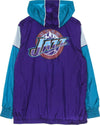 MITCHELL-&-NESS-Giacca-a-Vento-Infilabile-Uomo-Nba-Highlight-Reel-Windbreaker-Hardwood-Classics-Utajaz-Original-Team-Colors-da-uomo