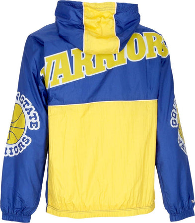MITCHELL-&amp;-NESS-Giacca-a-Vento-Infilabile-Uomo-Nba-Team-Og-2.0-Anorak-Windbreaker-Golwar-Original-Team-Colors-da-uomo