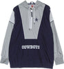 MITCHELL-&amp;-NESS-Giacca-a-Vento-Infilabile-Uomo-Nfl-Highlight-Reel-Windbreaker-Dalcow-Navy-da-uomo