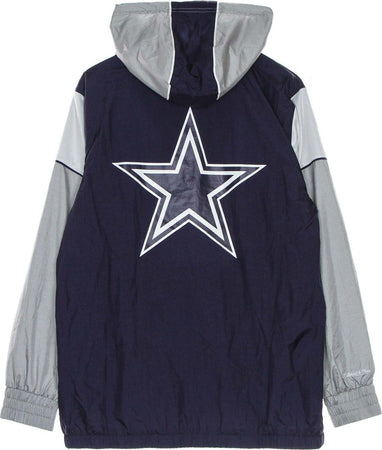 MITCHELL-&amp;-NESS-Giacca-a-Vento-Infilabile-Uomo-Nfl-Highlight-Reel-Windbreaker-Dalcow-Navy-da-uomo
