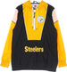 MITCHELL-&-NESS-Giacca-a-Vento-Infilabile-Uomo-Nfl-Highlight-Reel-Windbreaker-Pitste-Black-da-uomo