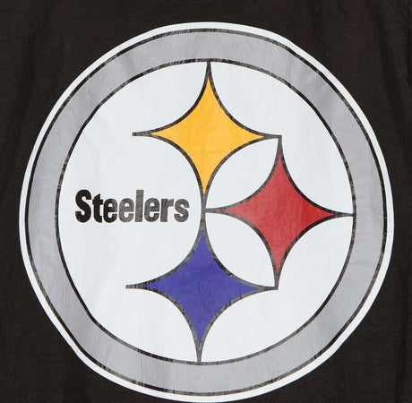 MITCHELL-&amp;-NESS-Giacca-a-Vento-Infilabile-Uomo-Nfl-Highlight-Reel-Windbreaker-Pitste-Black-da-uomo