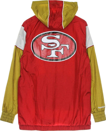 MITCHELL-&amp;-NESS-Giacca-a-Vento-Infilabile-Uomo-Nfl-Highlight-Reel-Windbreaker-Saf49e-Scarlet-da-uomo