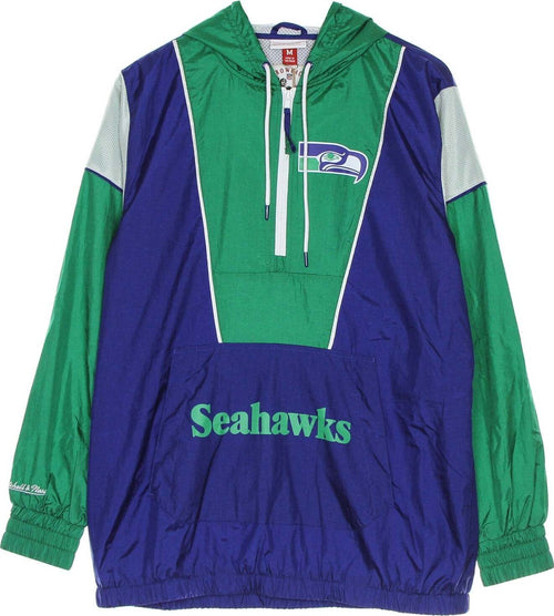 MITCHELL-&-NESS-Giacca-a-Vento-Infilabile-Uomo-Nfl-Highlight-Reel-Windbreaker-Seasea-Royal-da-uomo