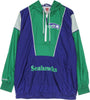 MITCHELL-&amp;-NESS-Giacca-a-Vento-Infilabile-Uomo-Nfl-Highlight-Reel-Windbreaker-Seasea-Royal-da-uomo