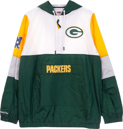MITCHELL-&-NESS-Giacca-a-Vento-Infilabile-Uomo-Nfl-Surprise-Win-Windbreaker-Grepac-Original-Team-Colors-da-uomo