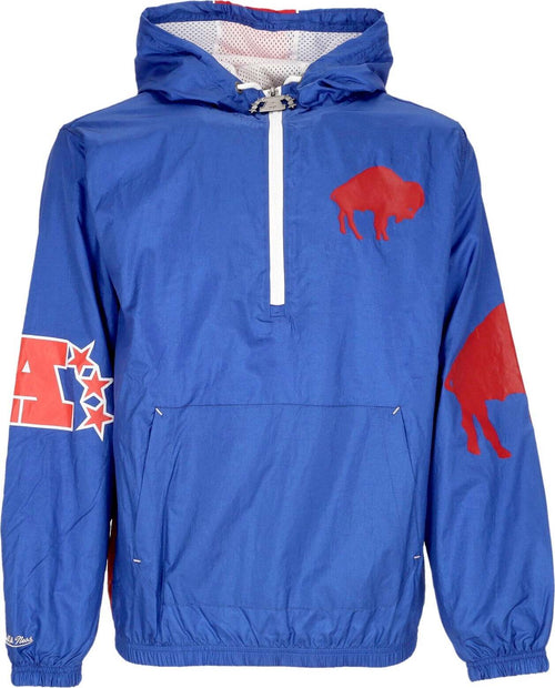 MITCHELL-&-NESS-Giacca-a-Vento-Infilabile-Uomo-Nfl-Team-Og-2.0-Anorak-Windbreaker-Bufbil-Original-Team-Colors-da-uomo