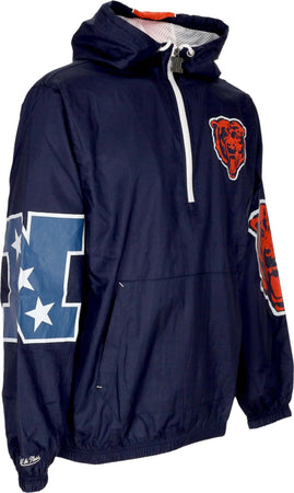 MITCHELL-&amp;-NESS-Giacca-a-Vento-Infilabile-Uomo-Nfl-Team-Og-2.0-Anorak-Windbreaker-Chibea-Original-Team-Colors-da-uomo