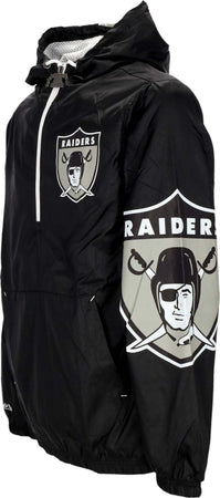 MITCHELL-&amp;-NESS-Giacca-a-Vento-Infilabile-Uomo-Nfl-Team-Og-2.0-Anorak-Windbreaker-Oakrai-Original-Team-Colors-da-uomo