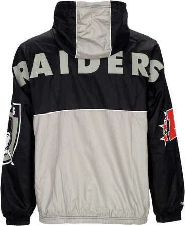 MITCHELL-&amp;-NESS-Giacca-a-Vento-Infilabile-Uomo-Nfl-Team-Og-2.0-Anorak-Windbreaker-Oakrai-Original-Team-Colors-da-uomo