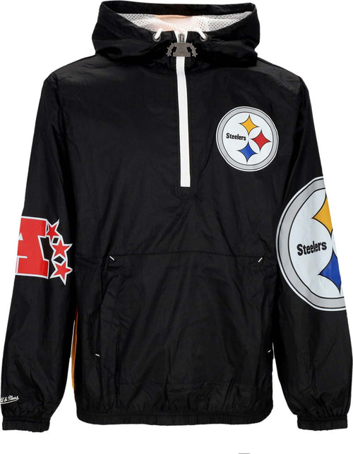 MITCHELL-&-NESS-Giacca-a-Vento-Infilabile-Uomo-Nfl-Team-Og-2.0-Anorak-Windbreaker-Pitste-Original-Team-Colors-da-uomo
