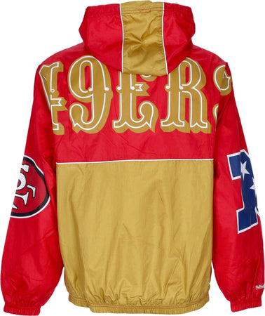MITCHELL-&amp;-NESS-Giacca-a-Vento-Infilabile-Uomo-Nfl-Team-Og-2.0-Anorak-Windbreaker-Saf49e-Original-Team-Colors-da-uomo