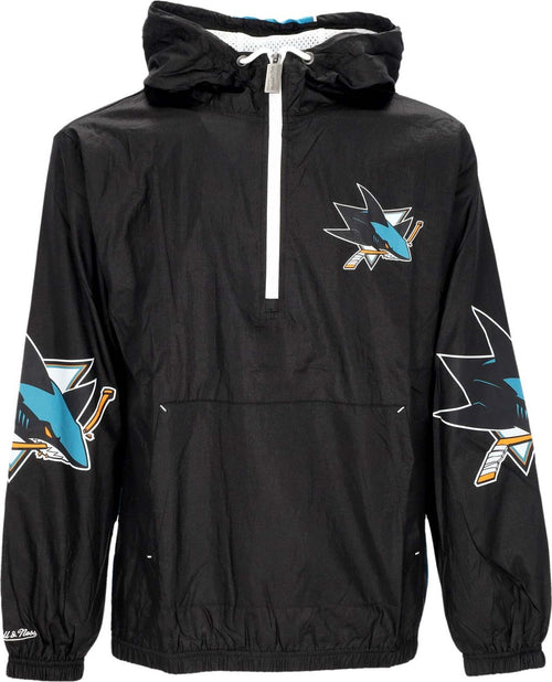 MITCHELL-&-NESS-Giacca-a-Vento-Infilabile-Uomo-Nhl-Team-Og-2.0-Anorak-Windbreaker-Sajsha-Original-Team-Colors-da-uomo